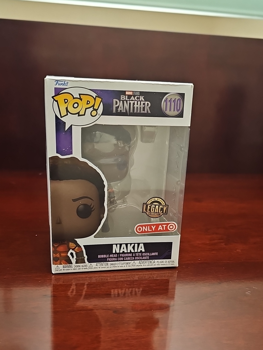Funko Pop! Nakia Black Panther Figure - White, Purple, Black